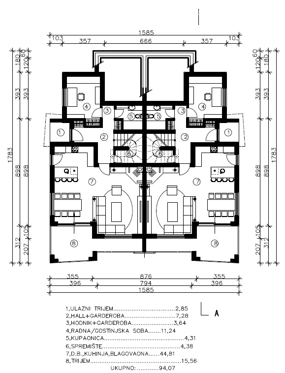 Südhaus — Wohnung 3 — Grundriss ansehen